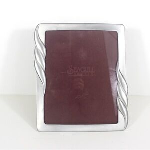 Art Nouveau Style 8x10 Rectangular Horizontal Vertical Pewter Picture Frame